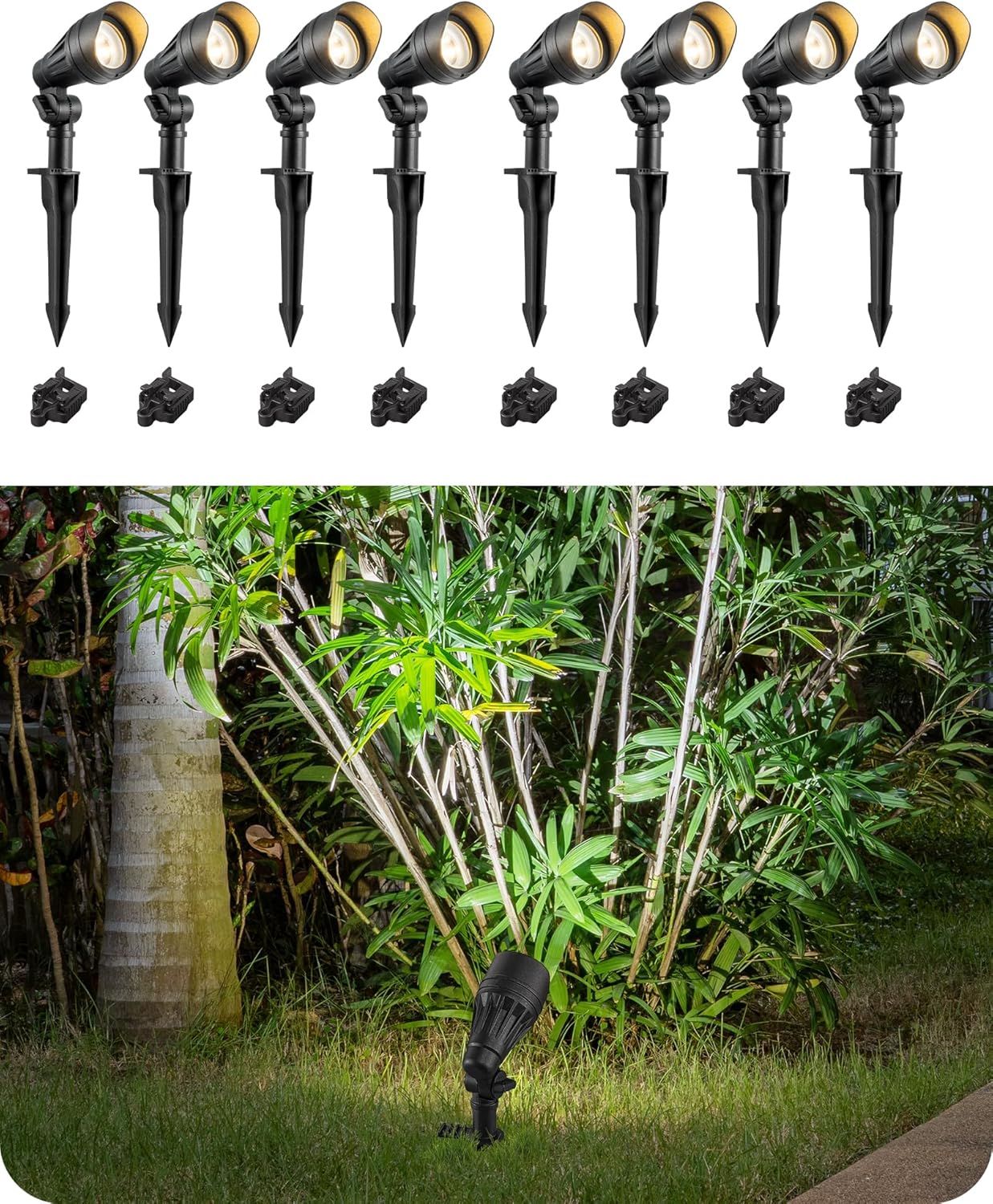 EDISHINE Low Voltage Landscape Lights for Outdoor Illumination