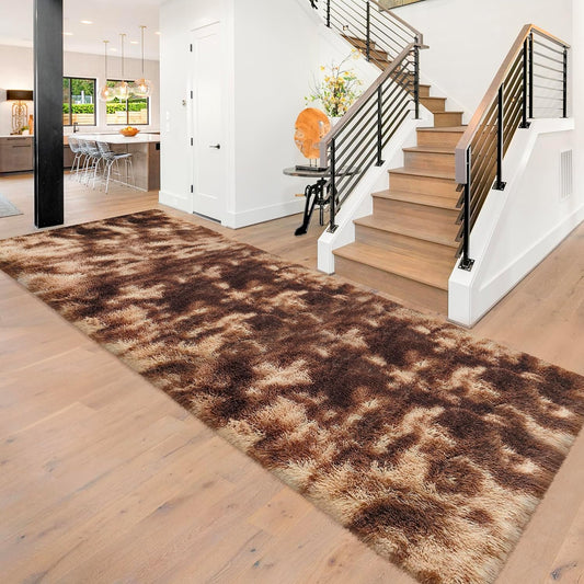 Super Soft Fluffy Living Room Area Rug 3x10 ft for Home Decor