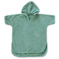 Natemia Towel Poncho Kids Sage - Organic Cotton Hooded Beach Cover-up