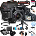 Canon EOS 2000D DSLR Camera Bundle - Beginner Photo & Video Kit