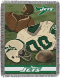 NFL Unisex-Adult Woven Tapestry Throw Blanket for Fans