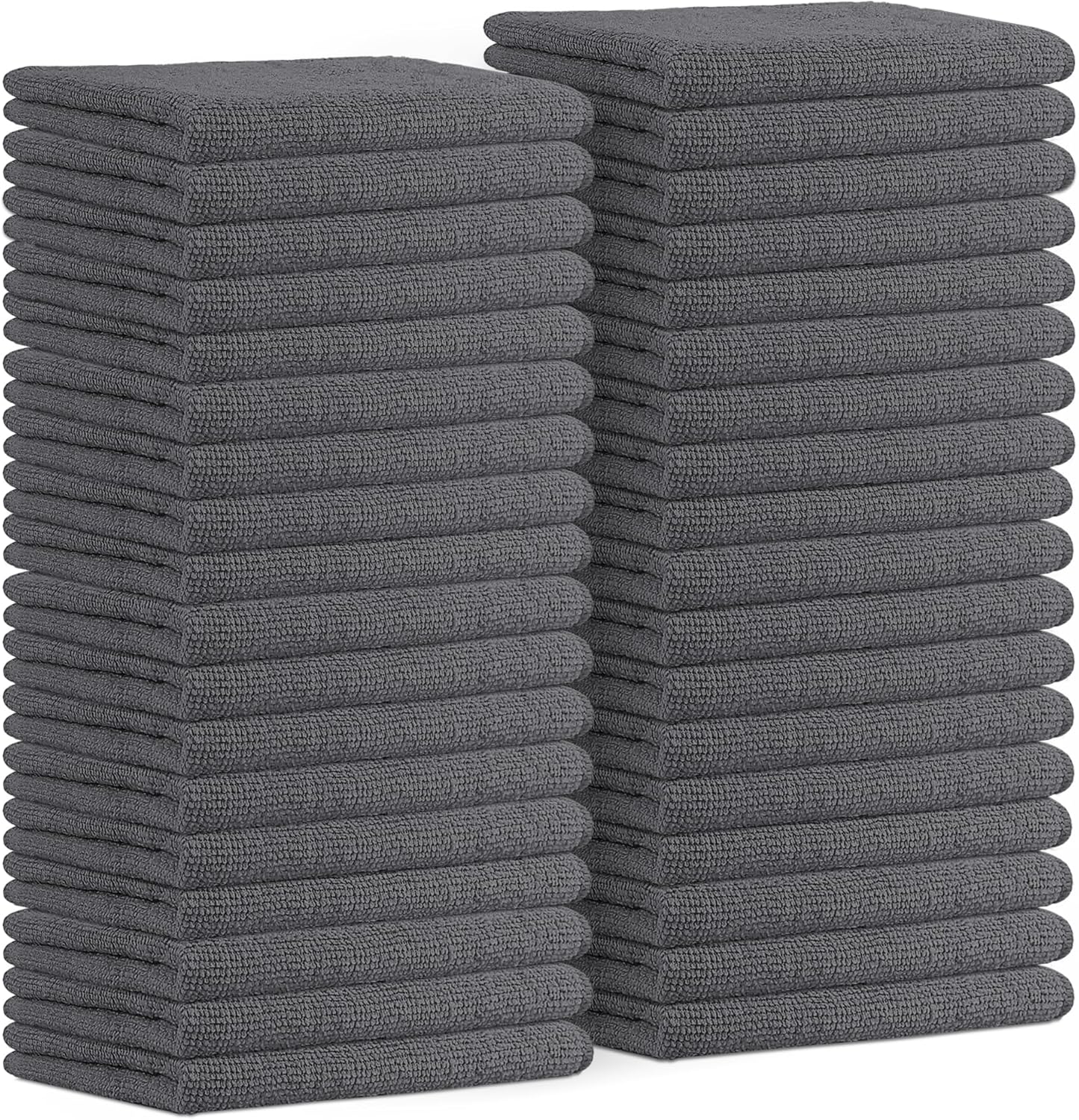 Premium 36-Pc Microfiber Cleaning Cloths Set - Lint Free, Highly Absorbent - Ideal for Cars!