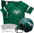 New York Jets Youth Football Uniform Set - Helmet, Jersey & Pants