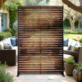 FENCY Outdoor Privacy Screen 72in H 47in W - Freestanding Decorative