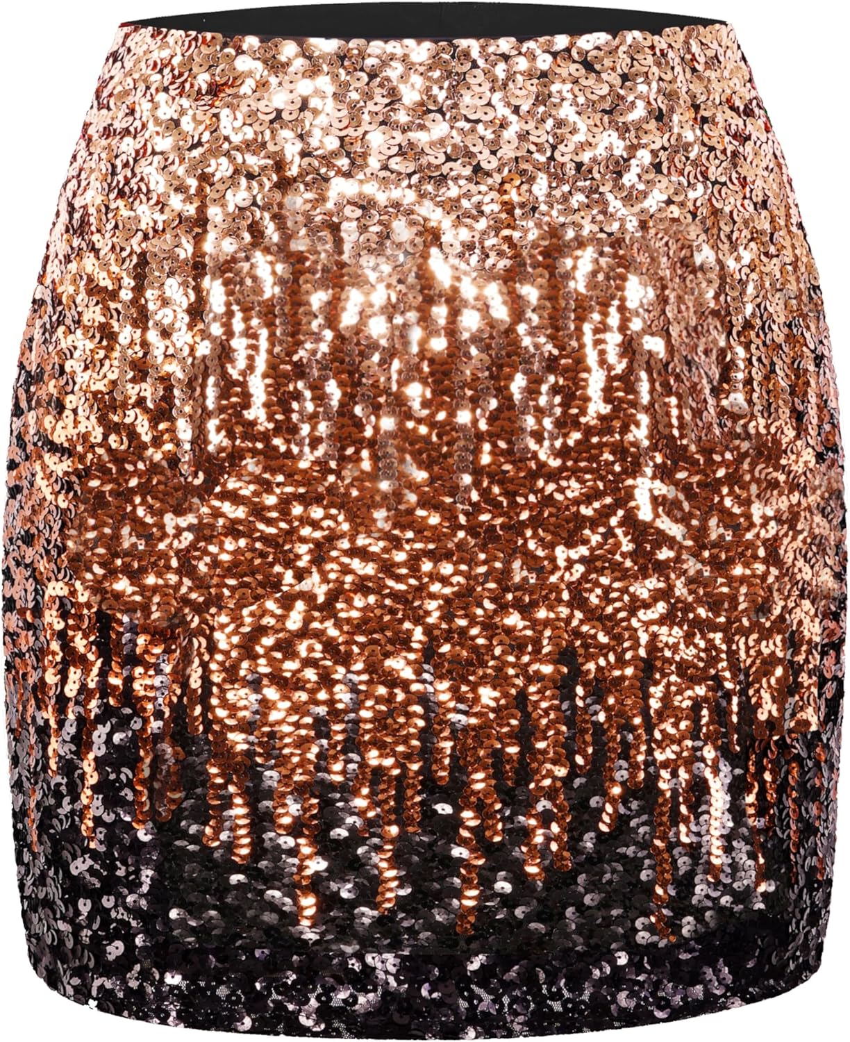 MANER Women's Sequin Skirt for Night Out Party Events