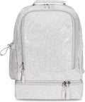 Bentgo Kids 2-in-1 Backpack & Insulated Lunch Bag - Glitter Silver