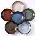 LERATIO Large Pasta Bowls Set of 6, 9in Ceramic Bowls