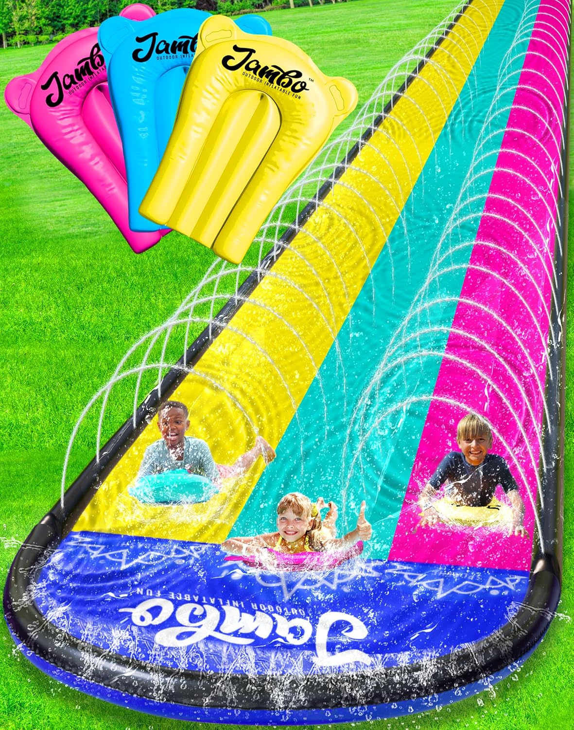 JAMBO XL 20Ft Premium Slip Splash and Slide for Summer Fun