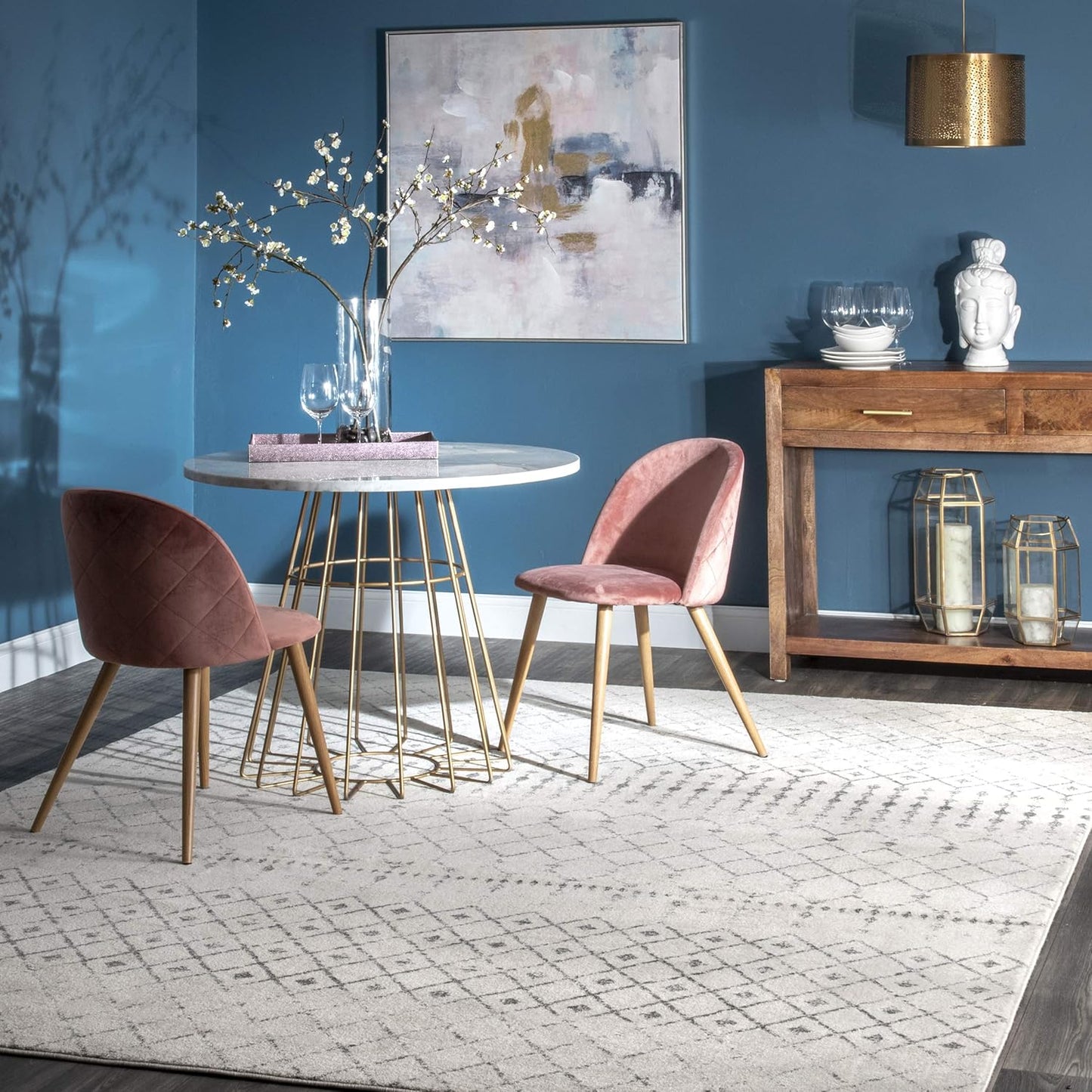 nuLOOM 4 Square Moroccan Blythe Area Rug for Stylish Spaces
