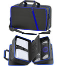 PS5 Carrying Case Black & Blue - Holds Console, Portal, 2 Controllers