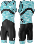 Triathlon Suits Mens - Premium Trisuit for Race Comfort and Support
