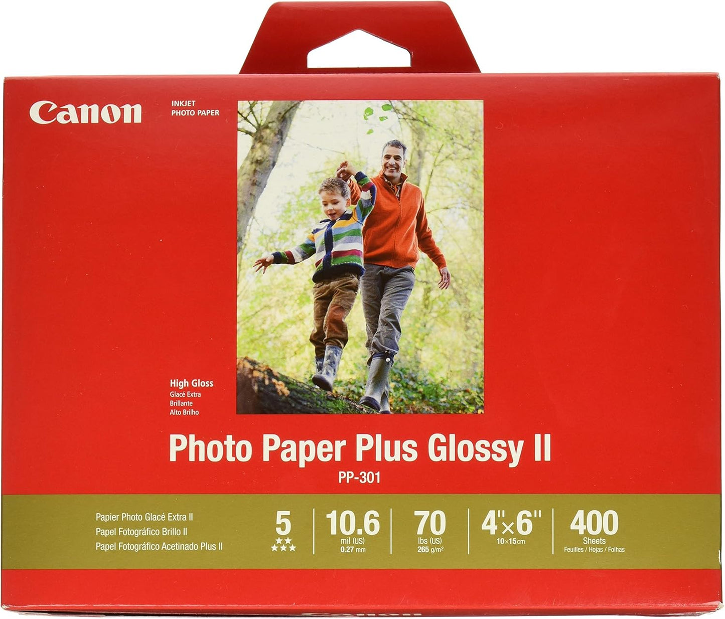 Canon Glossy Photo Paper 4x6 - 400 Sheets