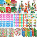 Christmas Stationery Party Favors 340 Pc Set - Classroom Gift Pack