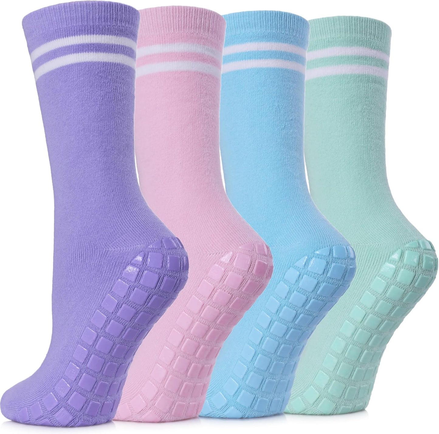 LANLEO Non-Slip Pilates Socks: Grip & Comfort!