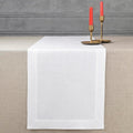 100% Linen Table Runner 14 x 108 in - White Farmhouse Linen