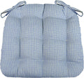 Madrid Dark Blue Dining Chair Pad - 15 x 17 Small Cushion