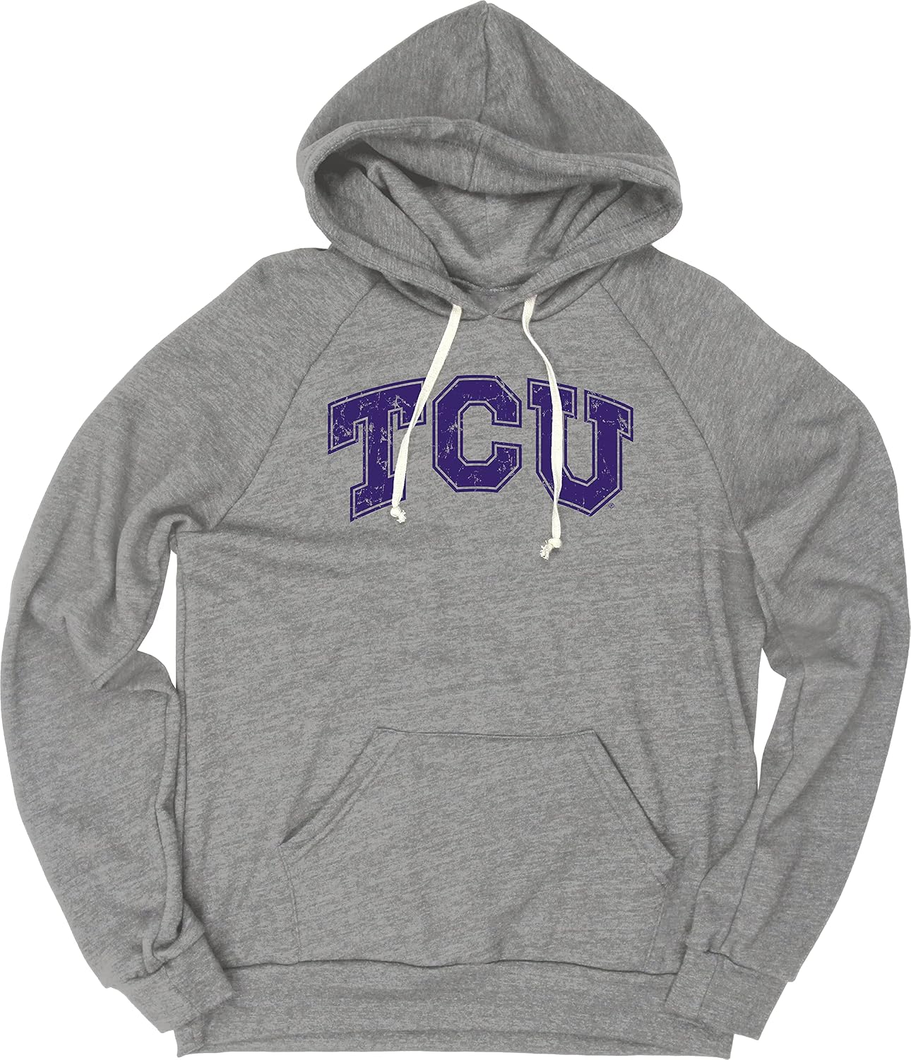 Tcu Horned Frogs Men's Tri-Blend Hoodie for Ultimate Comfort