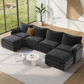 Vesgantti 142in U Shaped Sectional Couch for Ultimate Comfort