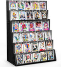Card Display Stand 6-Tier Trading Card Display - High Capacity Rustic