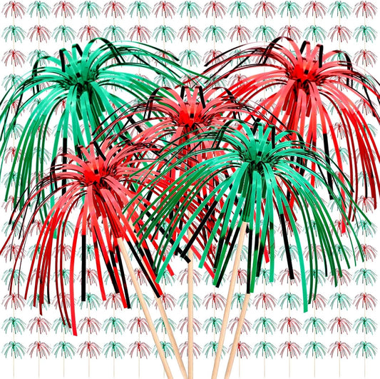 Festive Firework Bamboo Picks - 150 pcs