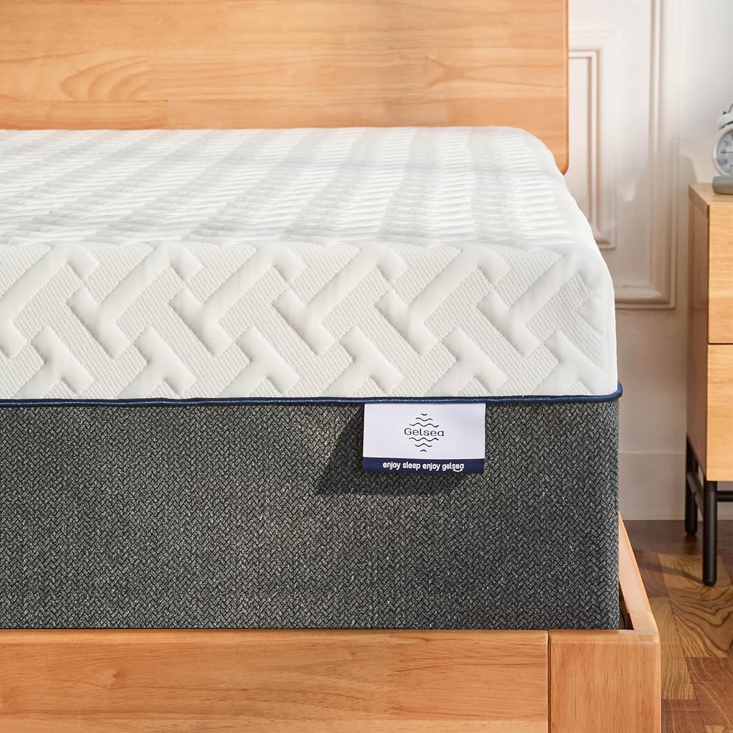 12 Inch King Green Tea Memory Foam Mattress for Cool Sleep