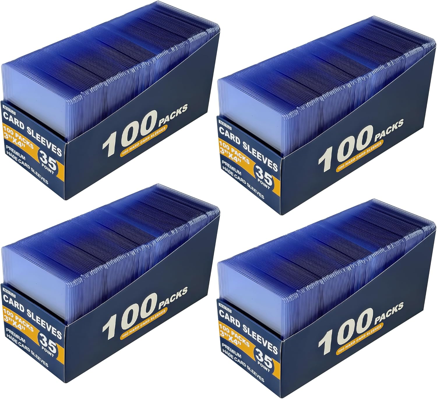400 Hard Card Sleeves for Premium Protection of Trading Cards