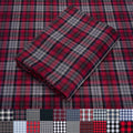 Pico Textiles Red and Gray Tartan Plaid Flannel Fabric - 5 Yard Bolt