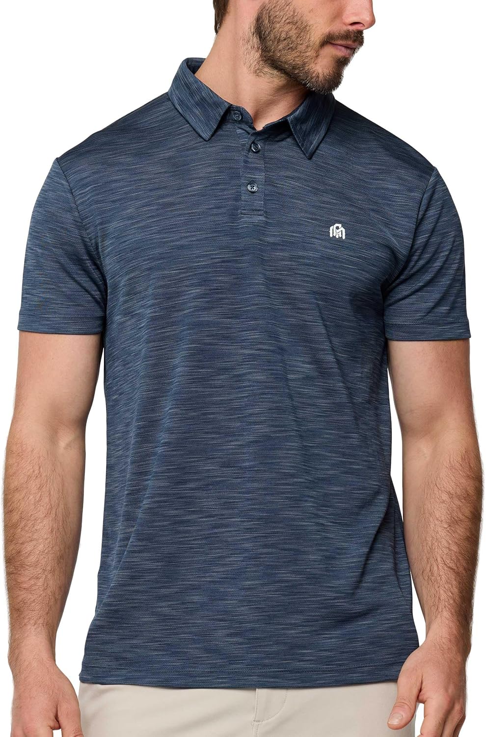 INTO THE AM Performance Dri Fit Polo Shirts for Men S-4XL