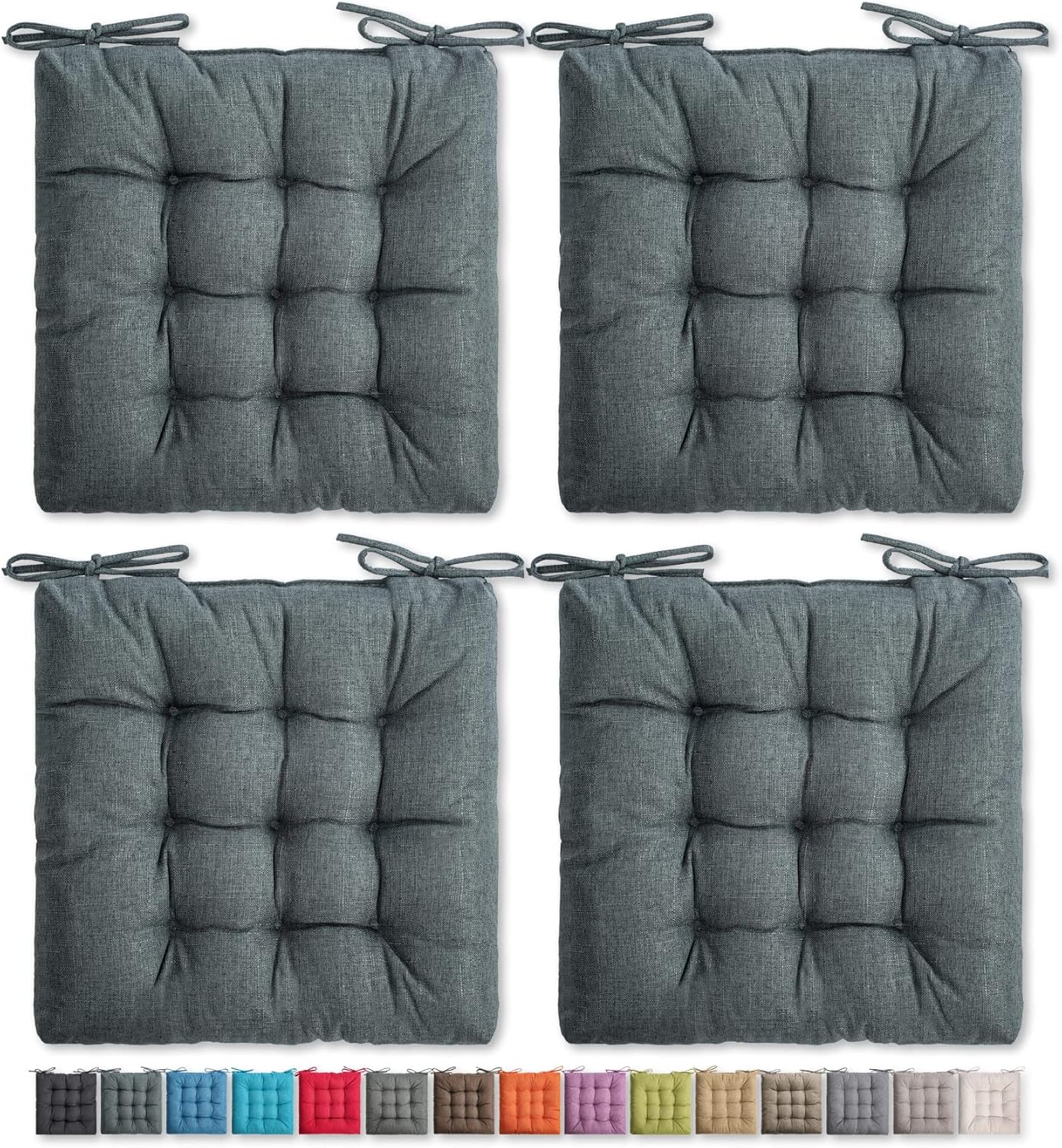 SQUARE MOON Chair Cushions for Indoor and Outdoor Use