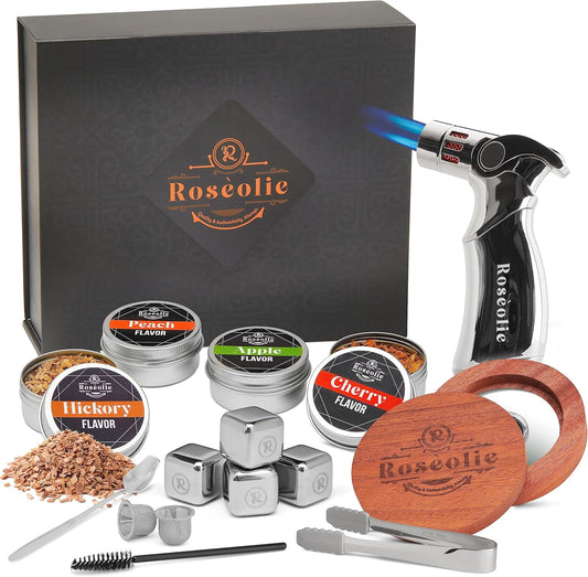 Deluxe Cocktail Smoker Kit - Ultimate Mixology Gift Set!