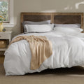 Bedsure Luxury Waffle Duvet Cover Queen Size - Soft Textured Bedding