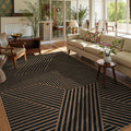 Lahome Modern Geometric Easy Jute Carpet 6x9 - Durable, Low-Profile