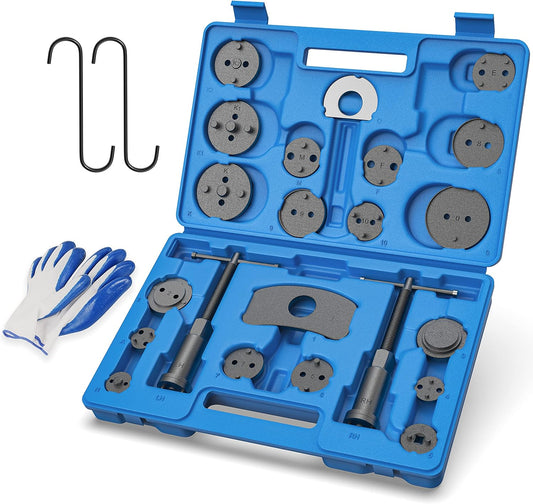 Effortlessly Retract Brake Pistons - 26pc Set