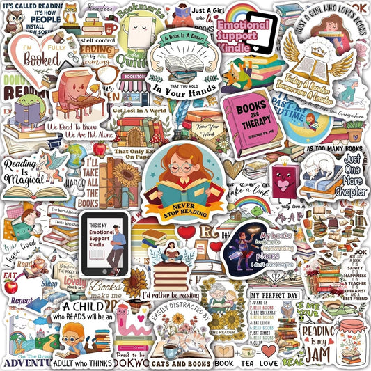 64 Inspiring Bookish Stickers for Devices