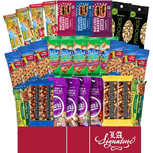 Ultimate Healthy Care Package Bars & Nuts Variety Gift Box