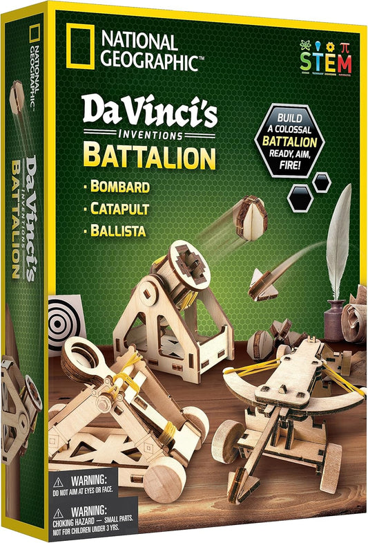 National Geographic Catapult Model Kit - STEM Wood Toy