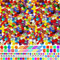 3200 Pcs Colorful Irregular Crystal Mosaic Tiles - Bulk DIY Craft Set
