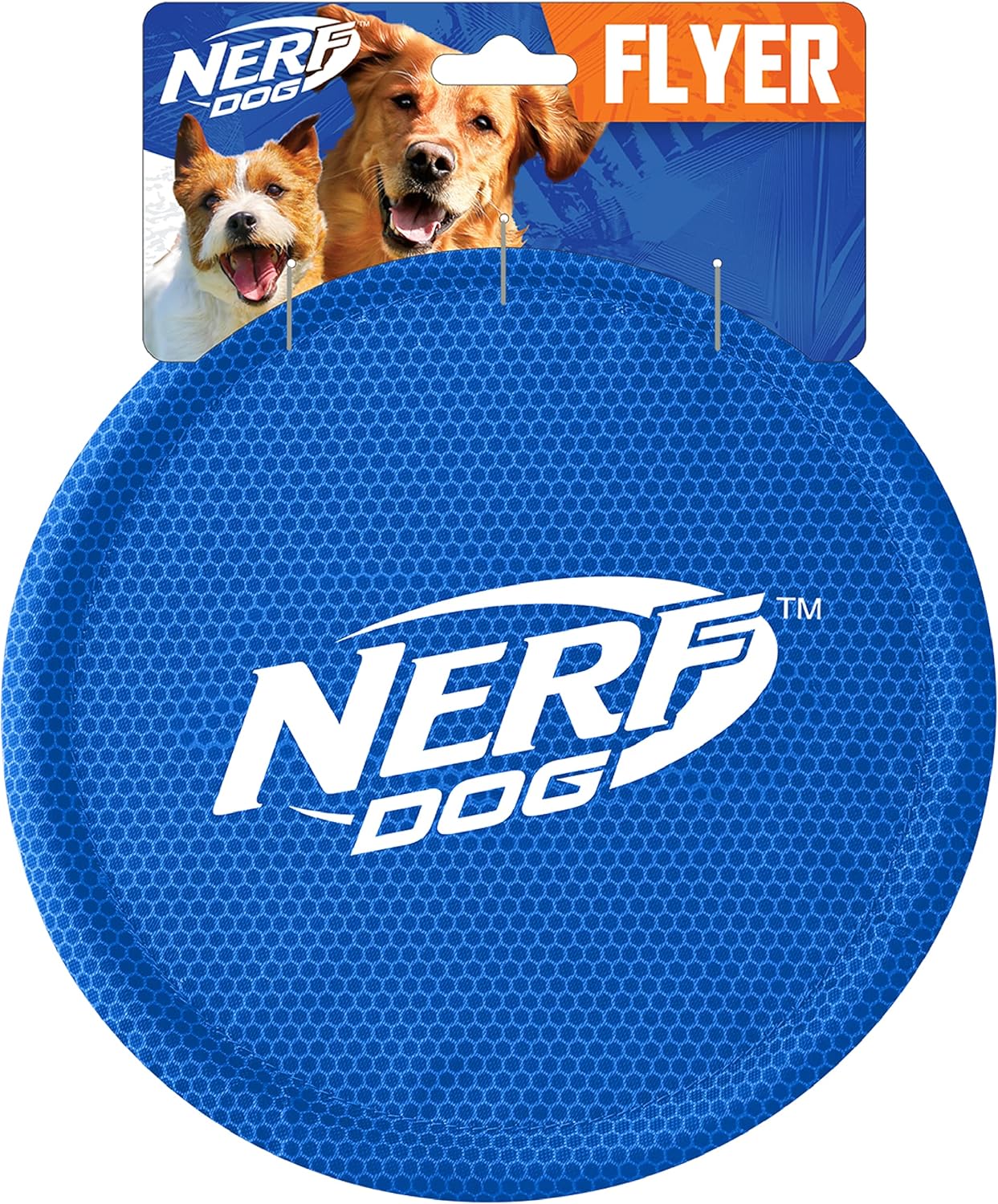 Nerf Dog 9 Nylon Flyer: Lightweight & Durable Disc