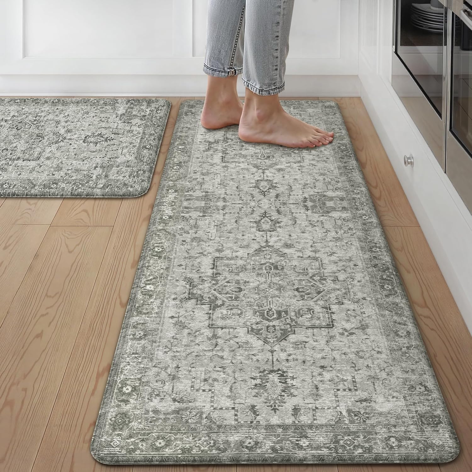 GENIMO Kitchen Mats for Floor - Stylish Anti Fatigue Rugs