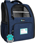 PetAmi Dog Backpack Carrier for Small Large Cat - Ventilated Travel