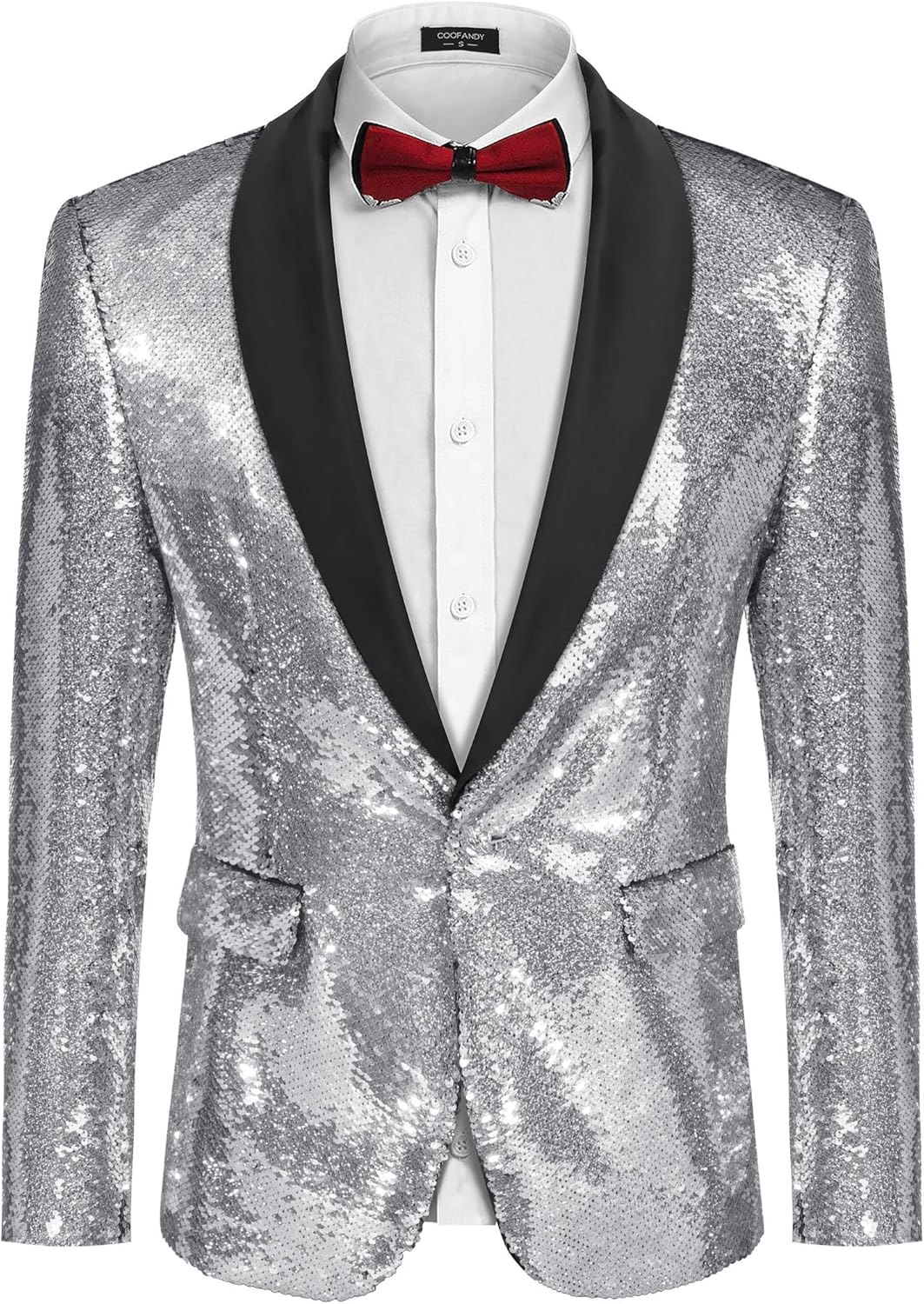 Shiny Sequin Blazer Tuxedo for Men - Perfect for Parties