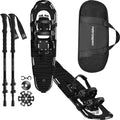 Retrospec Drifter Snowshoes & Poles Bundle - All-Terrain Winter