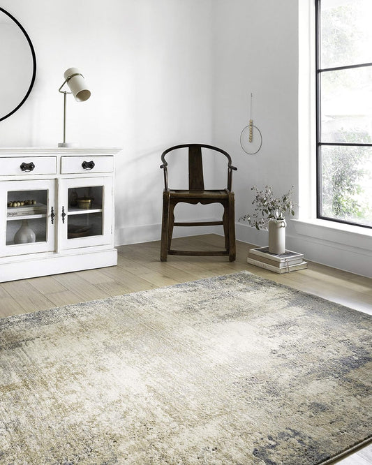Teagan Collection Ivory/Mist Area Rug for Elegant Spaces