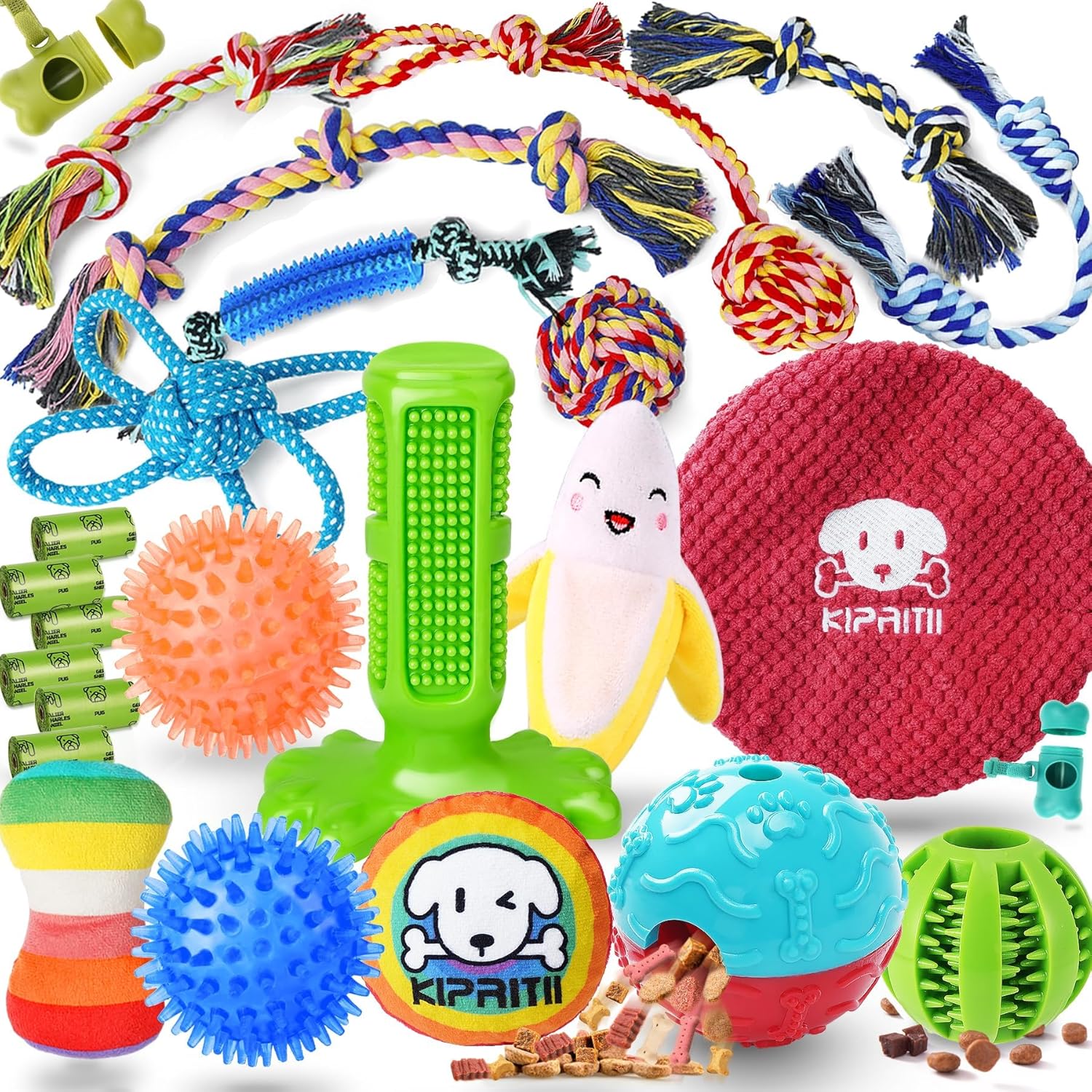 Interactive Puppy Toy Pack - Teething, Fun & Bonding Moments with KIPRITII