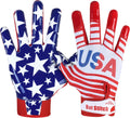 Sticky USA Flag Football Gloves - Dot Stitch