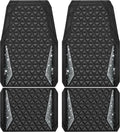 CAR PASS Bling Diamond Car Mats Rubber Full Set - Sparkly Trim