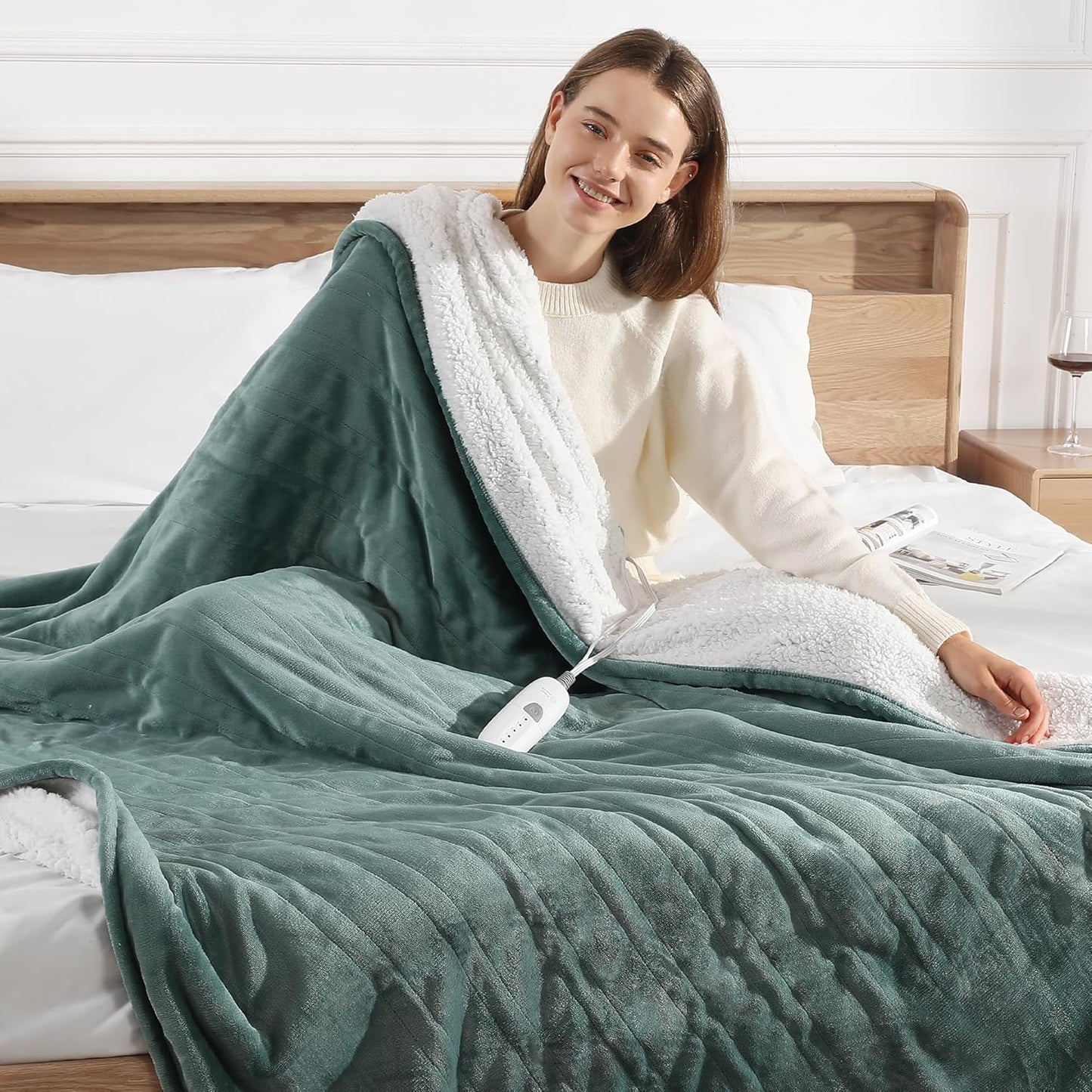 Electric Blanket Full Heated Blanket for Ultimate Comfort
