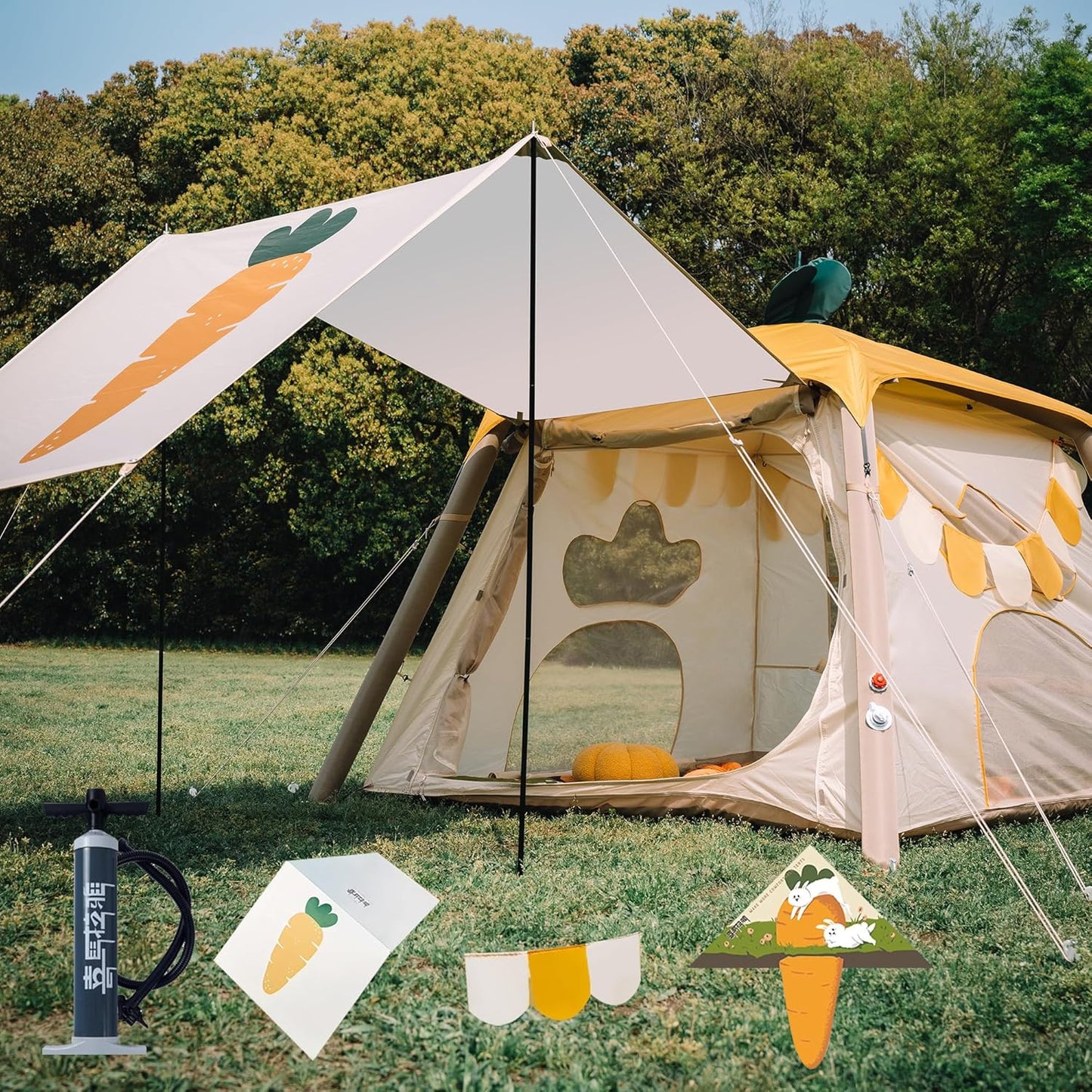 Himalaya Family Inflatable Camping Tent - Windproof & Waterproof