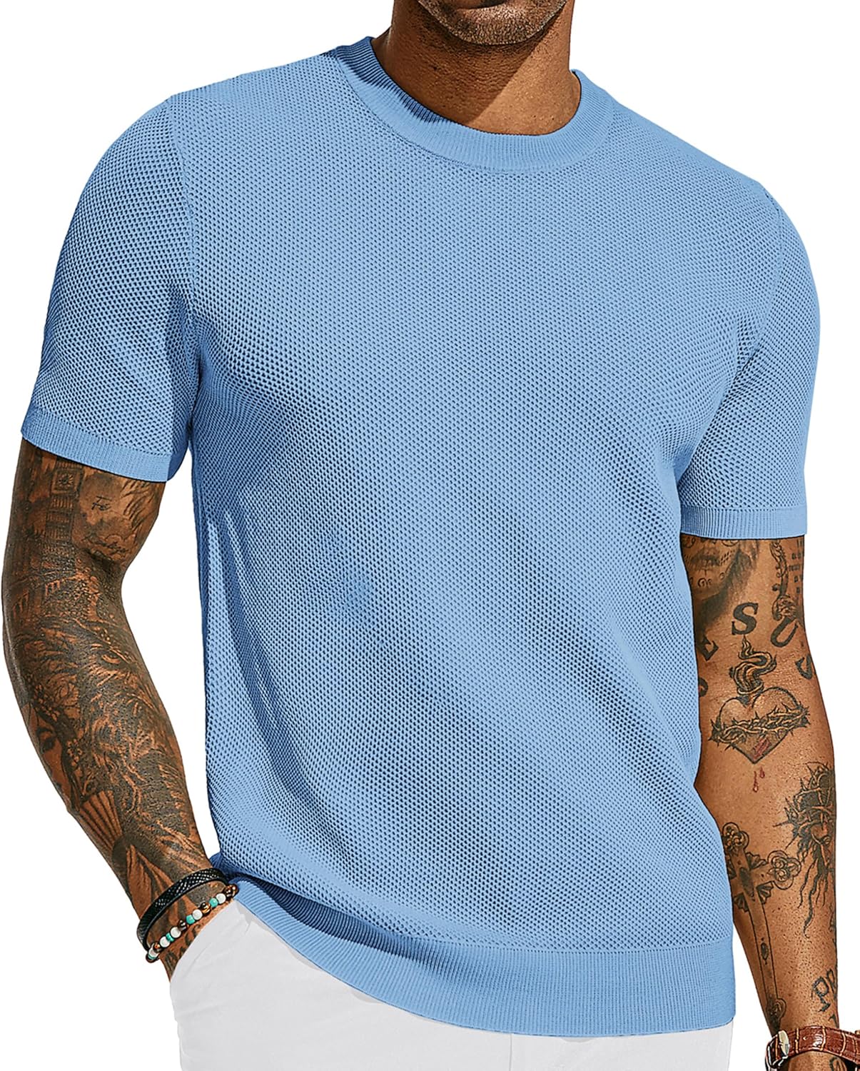 PJ PAUL JONES Men's Casual Knit Short Sleeve T-Shirts Review