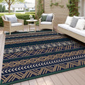MontVoo Outdoor Rug Carpet 8x10 Waterproof for Patio Decor